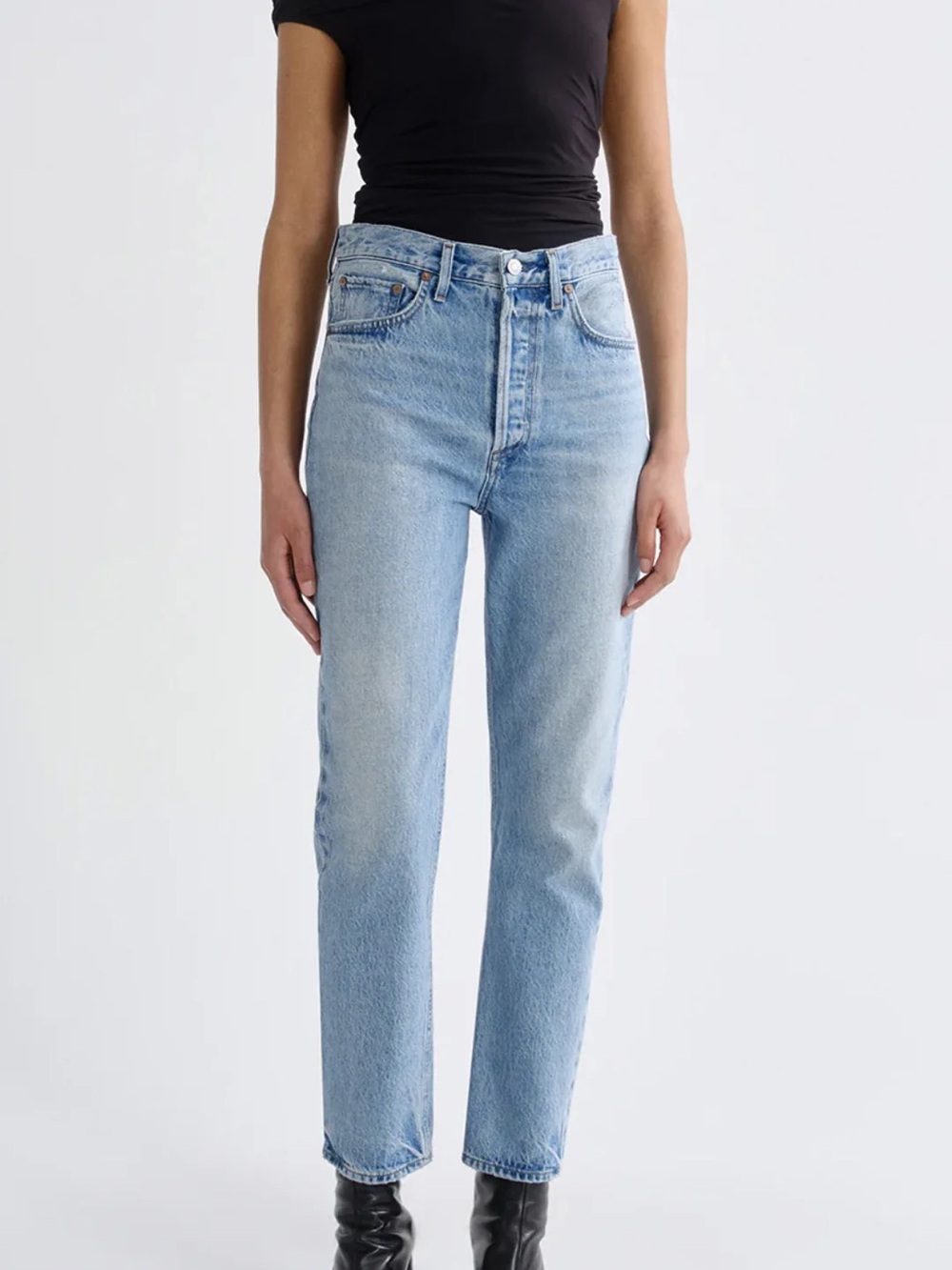 AGOLDE Riley Jeans Distressed Hem 27